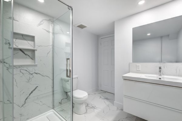 Basement Bathroom Installation in Carmel
