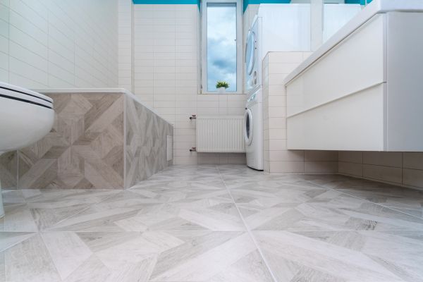 Bathroom Floor Remodeling in Carmel