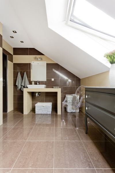 Attic Bathroom Installation in Carmel
